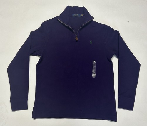 Ralph Lauren Polo Men's Knit Shirt Quarter-Zip Pullover