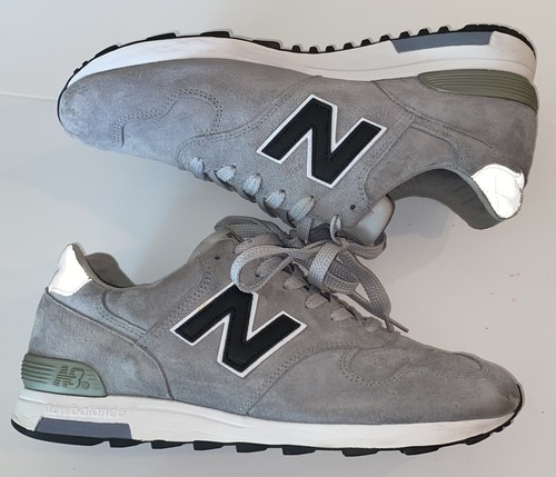 スニーカー New Balance M1400 Made in USA unisex running shoes New Balance x J.Crew 1400 Men's Gray Suede Running Shoes