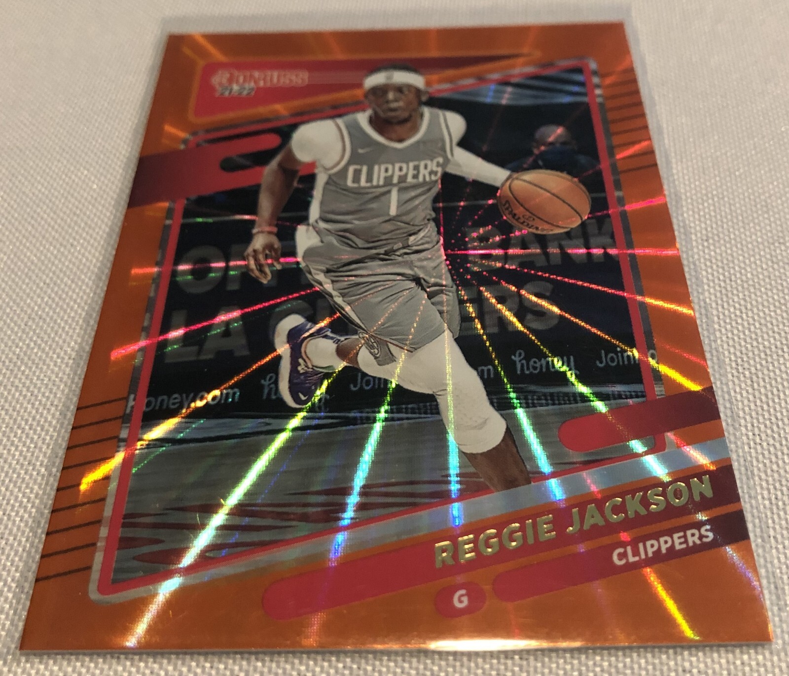 2021-22 Donruss Basketball Reggie Jackson Los Angeles