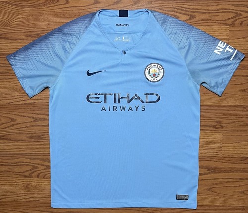 NIKE MANCHESTER CITY SOCCER JERSEY AUTHENTIC ETIHAD AIRWAYS