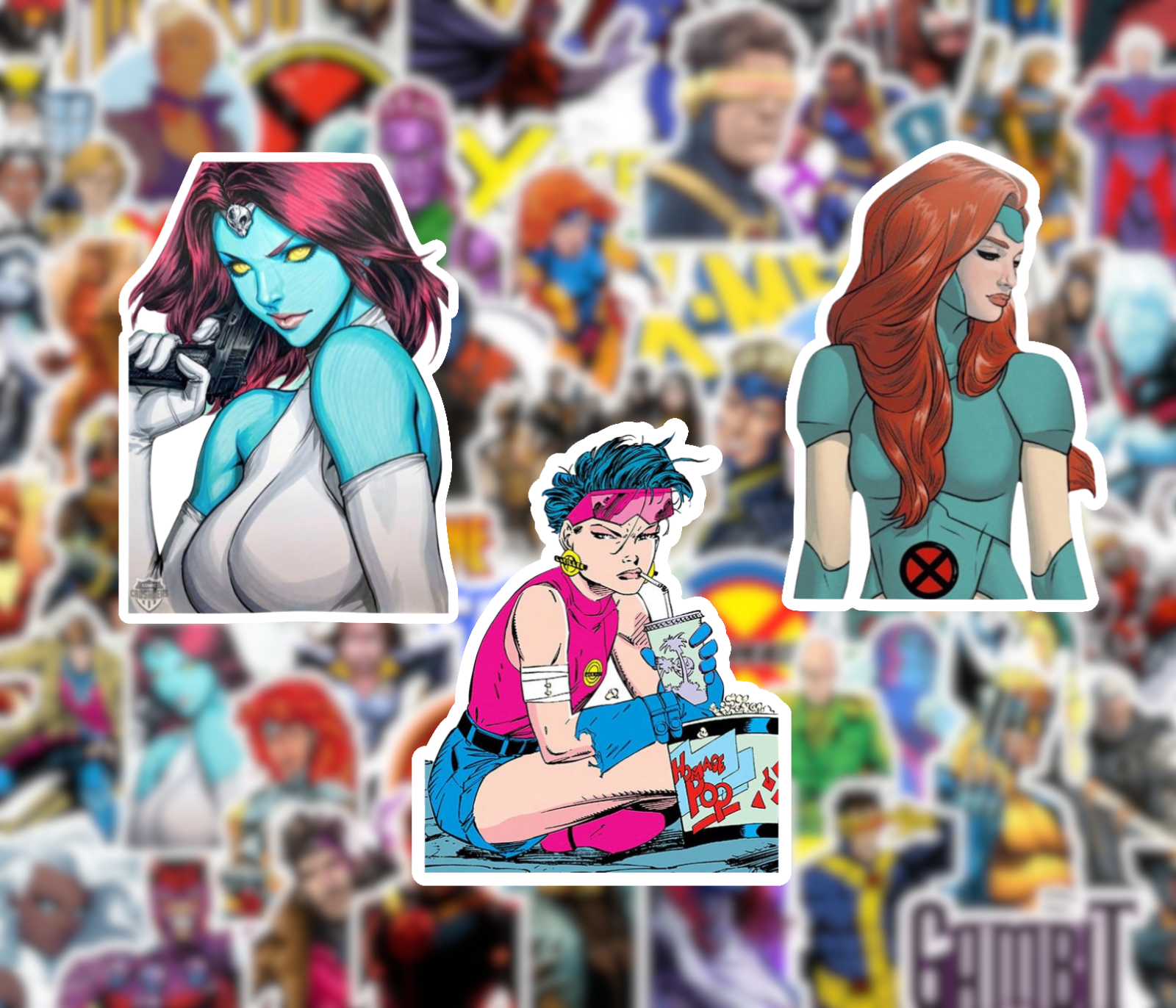 25/50 X-Men Sticker Pack - Waterproof Vinyl - Wolverine Magneto Xmen 97