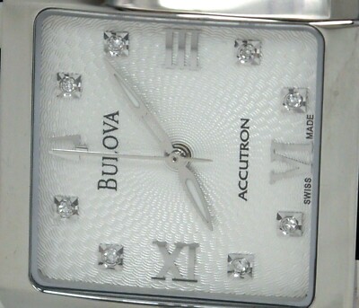 Pre-owned Accutron Bulova  63p100 Swiss Made Quartz Ladies Diamond Watch Masella