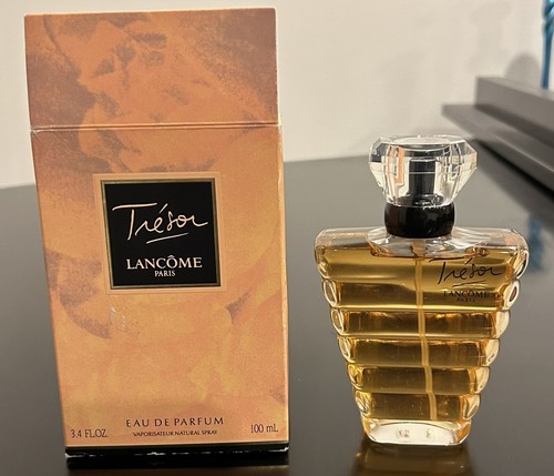 Vintage LANCOME TRESOR EDP Spray Perfume With Box 3.4 Oz