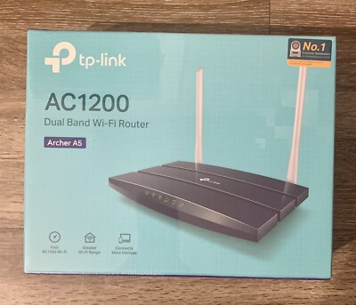 TP-Link Archer A5 AC1200 Dual-Band Wi-Fi Router (US) - NEW SEALED