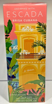 Escaping With Escada Brisa Cubana Limited Edition EDT Spray 100ml NEW  Authentic