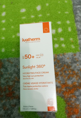 Ivatherm Sunlight SPF 50+ High protection Hydrating Face Cream sensitive skin