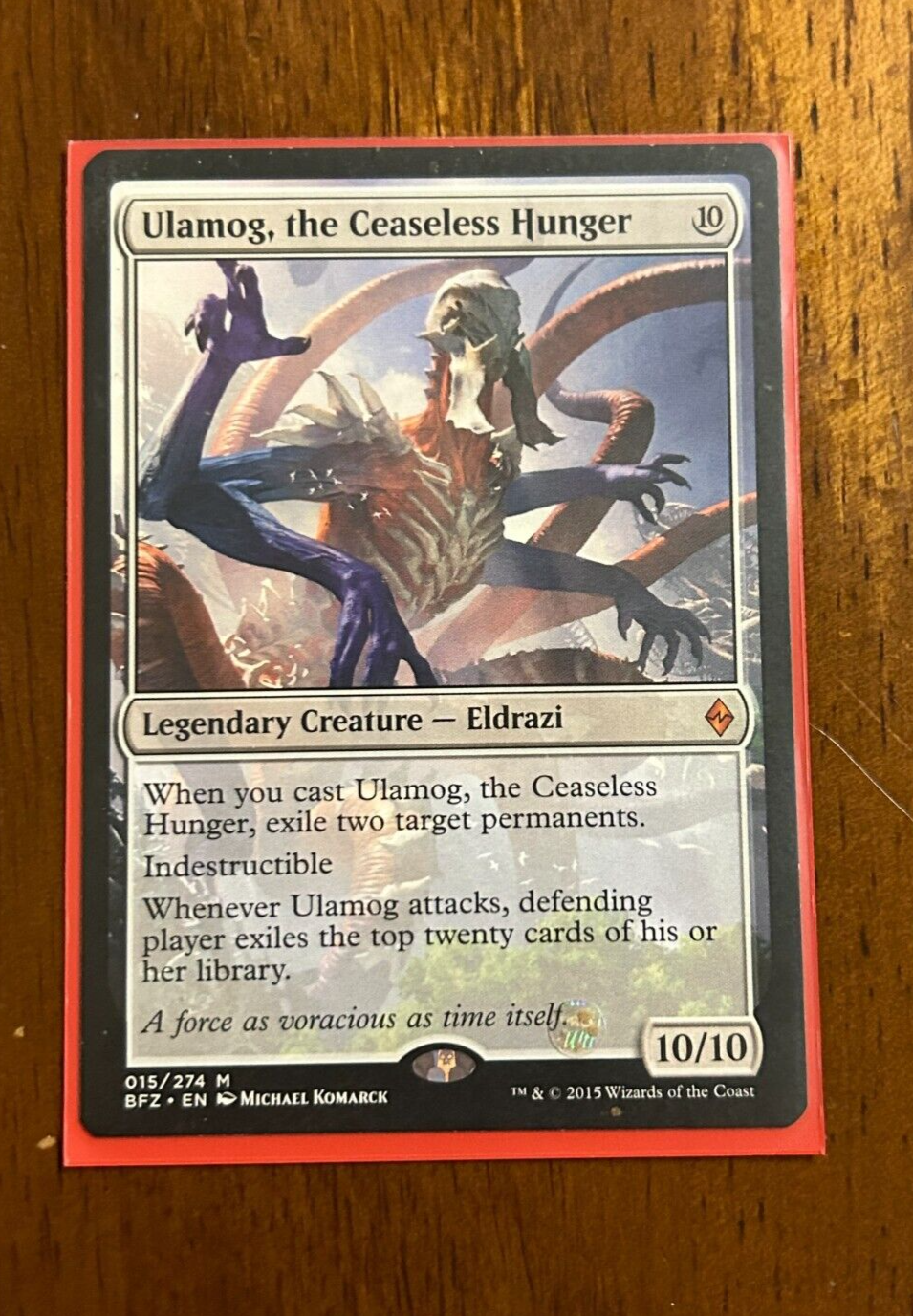 MTG Ulamog, the Ceaseless Hunger英語　Foil Ulamog, the Ceaseless Hunger (Foil Etched) | Commander