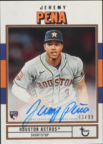 2022 Topps Brooklyn Collection - Jeremy Pena #AC-JP