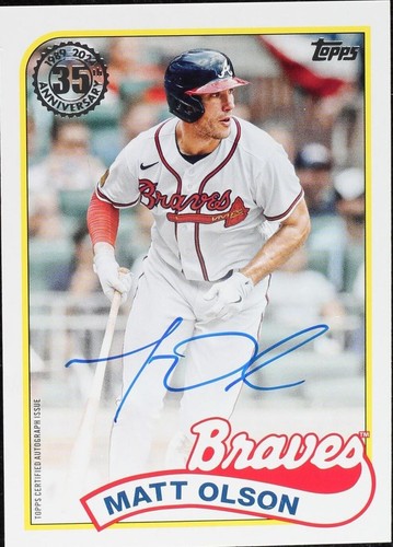 2024 Topps Series 1 - Matt Olson #89BA-MO