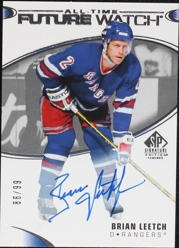 2020-21 Upper Deck SP Signature Edition Legends - Brian Leetch #394