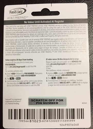 AT&T Prepaid (Formerly GoPhone) $10 Refill