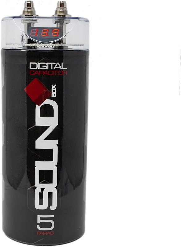 SCAP5D, 5 Farad Digital Capacitor for Car Audio - 5000 Watts