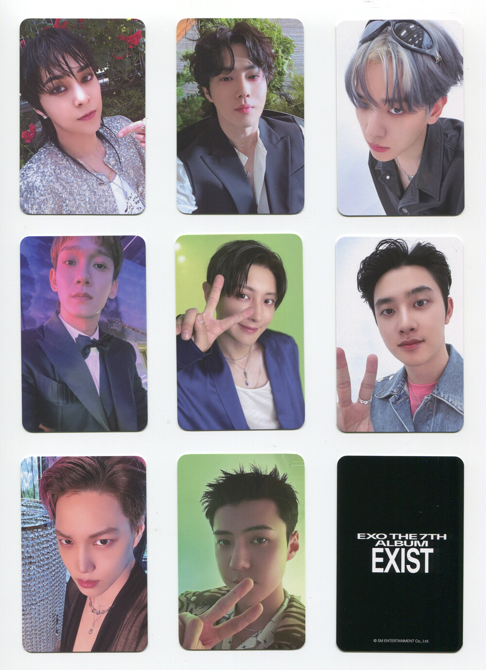 EXO ベクヒョン EVERLINE ラキドロ 7枚 トレカ コンプ（EXO