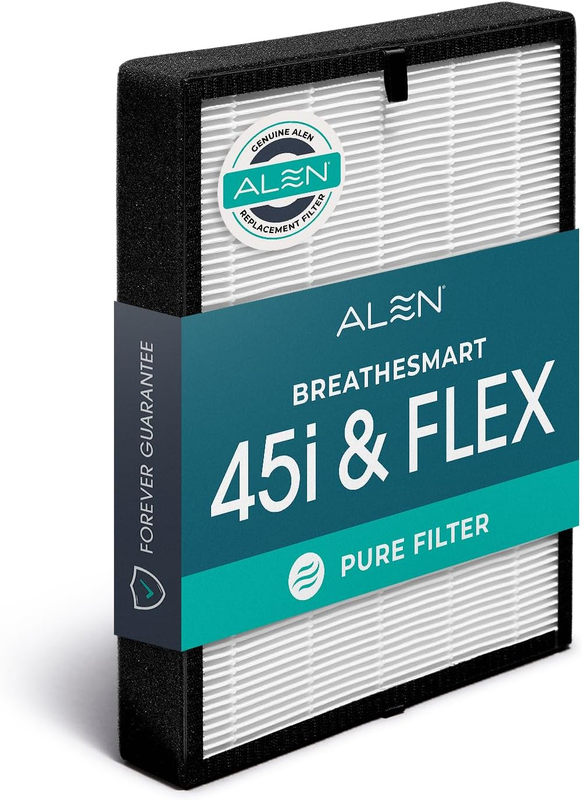 45I & Flex Replacement Air Filter, Pure Filter, B4-Pure H13 True HEPA Filter for Breathesmart 45I & Flex Air Purifier - Captures Dust