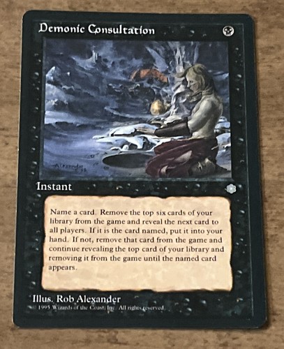 MTG 英語 Demonic Consultation mb2 foil Demonic Consultation