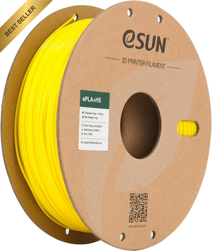 PLA PRO 3D Printer Filament 1.75mm 1kg High Speed Yellow
