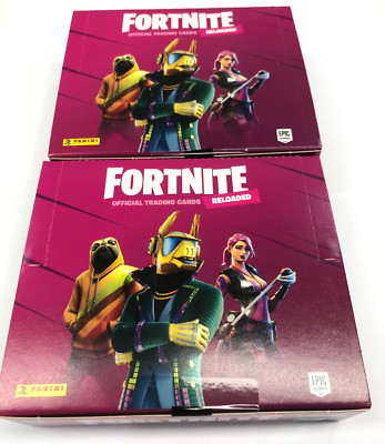 Panini 2020 Fortnite Reloaded Trading Card Factory Booster Box (18) x2-Europe Ed
