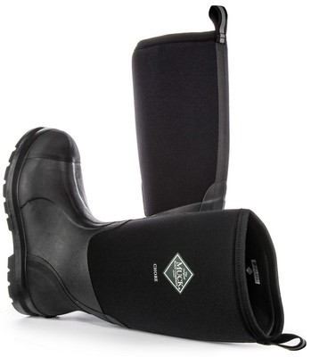 Pre-owned Muck Boots Muck Chore Hi Triple Reinforced Toe Rubber Mens Boots Black Xus 7 - 13