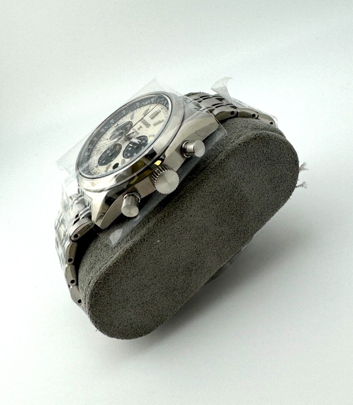 Pre-owned Seiko Luxe Prospex Speedtimer Chronograph Watch Srq047 Watch In Box With Tag
