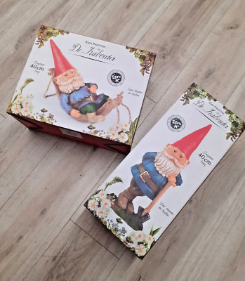 2X Rien Poortvliet  Original Garden Kabouter David Gnome 15.8'' - 40CM