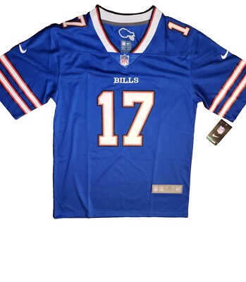 Josh Allen #17 Bills Stitched Royal Blue Color Rush Game Jersey Nike