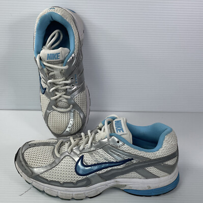 nike air alaris 3 womens 85 gray white blue atheltic running shoes sneaker 354797634497