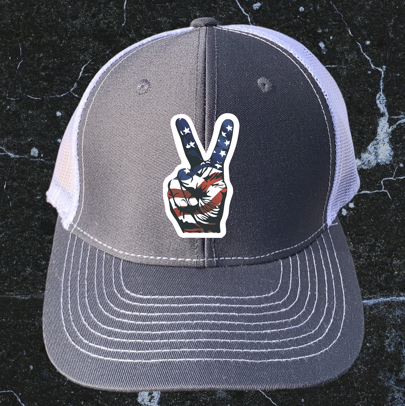 American Flag Sticker Peace Sign Waterproof - Buy Any 4 For $1.75 Each Storewide