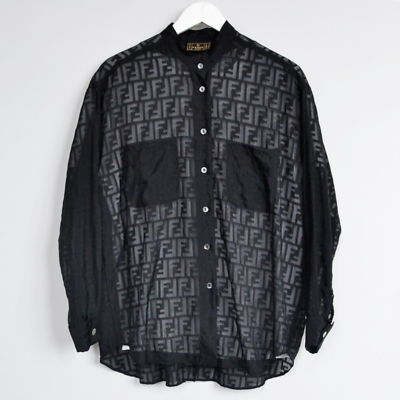 Fendi Monogram Button Down Shirt – Vintage by Misty