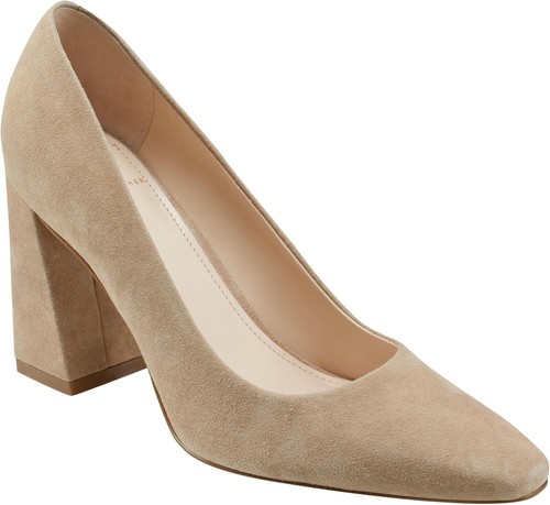 Pre-owned Marc Fisher Women's Yalina Pump In Sahara Nude 110