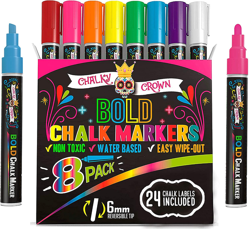 - Dry Erase Marker Pens - Liquid Chalk Markers For Chalkboard