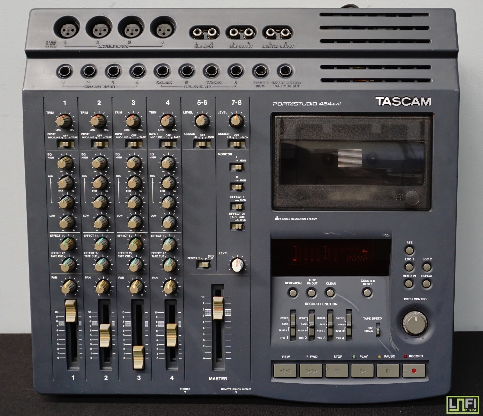 Tascam Portastudio 424 MKII 4 Track Cassette Tape Recorder