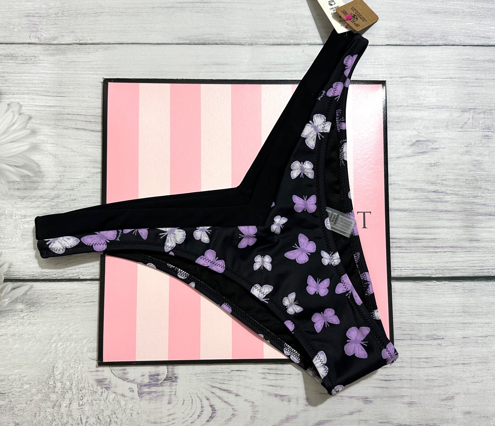 

VICTORIAS SECRET PINK SWIM V Front Itsy Bottom Butterfly, Multicolor