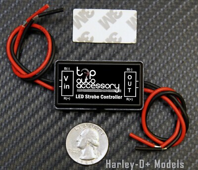 LED Brake Stop Light Strobe Flash Safety Module Controller for Harley-Davidson +