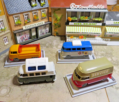 Set 4 Stück 13900 Brekina 1:87 H0 VW T1 VW Bulli die Halbstarken  NEU OVP