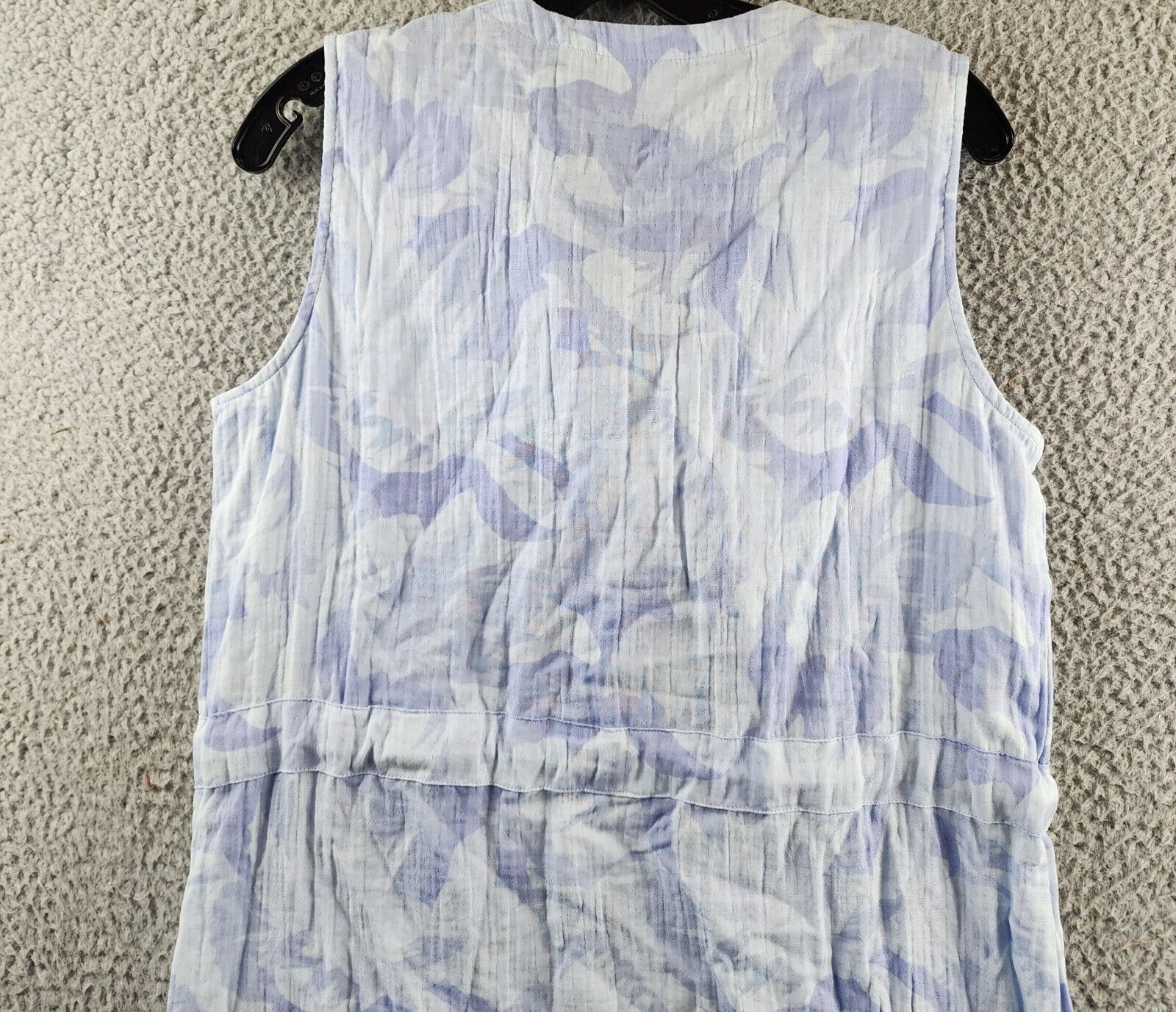 Columbia Holly Hideaway Breezy Dress Women's S Whisper Peonies Button Closure - Picture 14 of 14