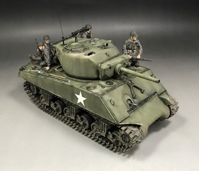 1/35 Built Tamiya 35139 U.S. Army M4A3E2 JUMBO Tank Model
