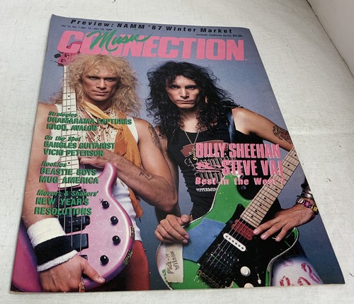 Music Connection Magazine Billy Sheehan & Steve Vai Vol.XI