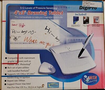 DigiPro 4 x3  Drawing Tablet Windows XP/2003. FREE SHIP FROM OHIO!