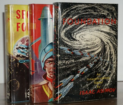 SIGNED* 1ST/1ST EDITIONS, W. ORG JACKETS~ THE FOUNDATION