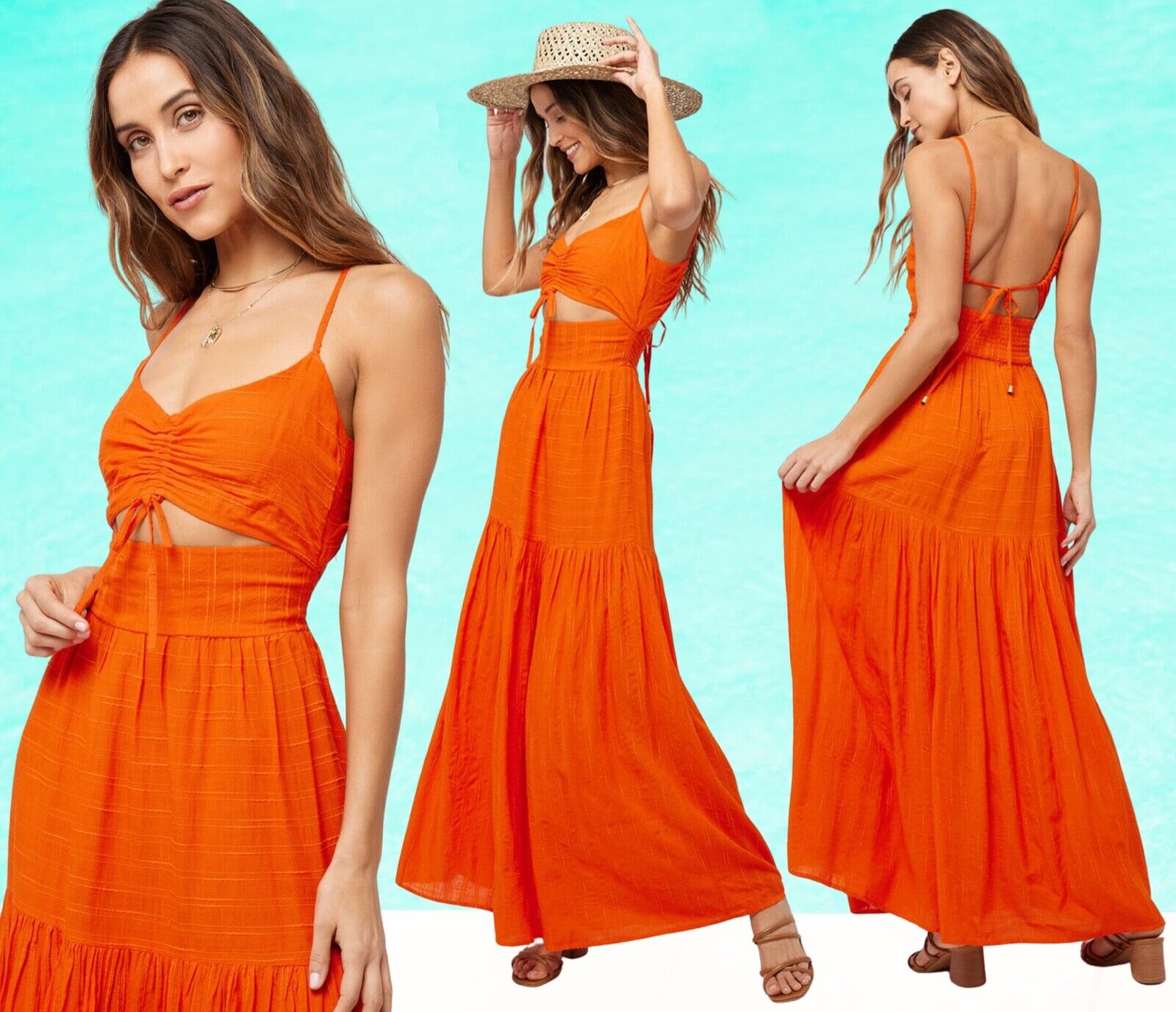 L Space Zuri Poppy Red Cut Out Tie Back Maxi Dress XL | eBay L Space Zuri Poppy Red Cut Out Tie Back Maxi Dress XL | eBay