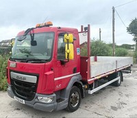 2015 DAF LF45,150 22FT ALLOY DROPSIDE 7.5 TON MANUAL 3 SEAT EURO-6 SCAFFOLDING?