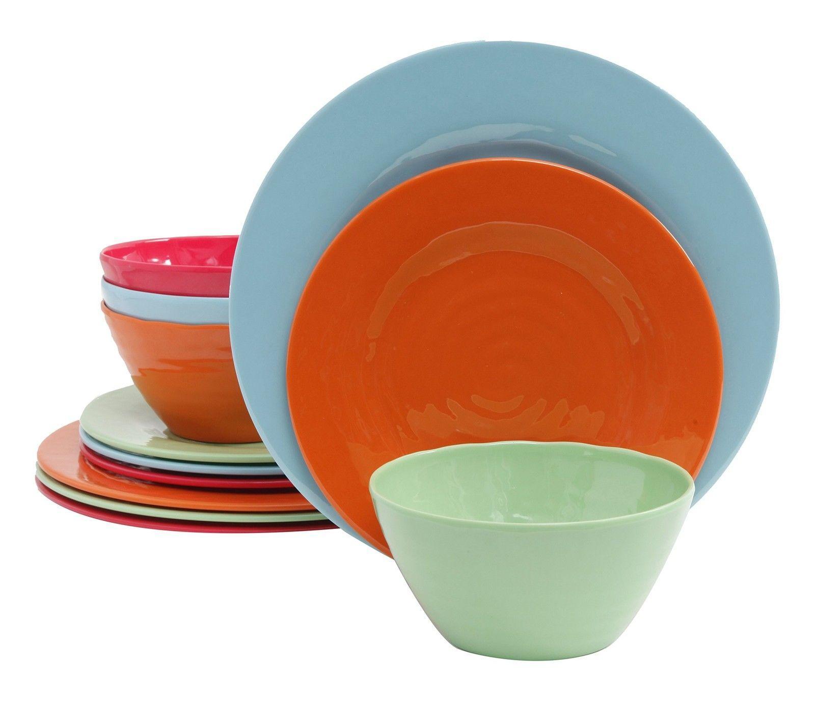 Patrón sólido Multicolor Gibson Dinnerware & serveware