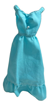 Barbie 1976 Blue Dress Deluxe Quick Curl #9217