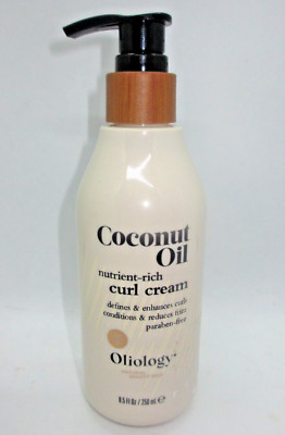 Oliology Coconut Oil Curl Cream - Defines and Enhances Curls 8.5OZ