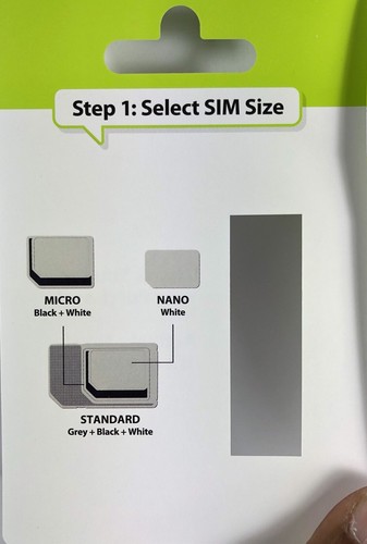 Straight Talk Compatible Sim (Nano/Std/Micro) Activation Kit GSM / LTE  4G New