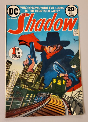 November 1973 DC Comics THE SHADOW #1 Slight Cover Damage Off White Pages