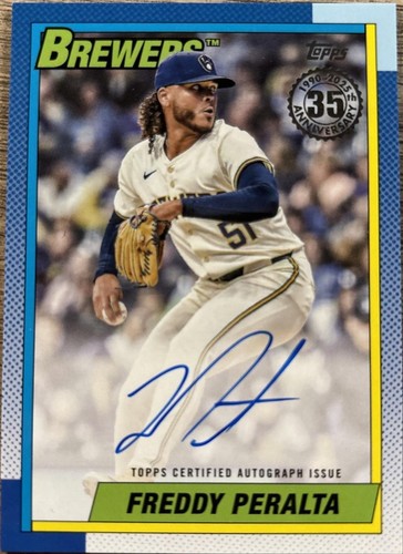 2025 Topps Series 1 - Freddy Peralta #90A-FP