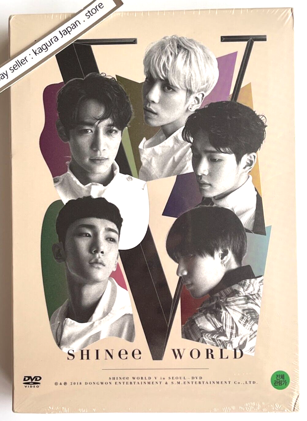 SHINee WORLD V IN SEOUL 2017 Concert Official DVD Korea SHINee WORLD V IN SEOUL 2017 Concert Official DVD Korea