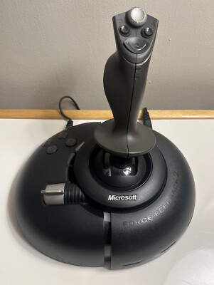 Microsoft SideWinder Force Feedback 2 Joystick PC USB Controller - UNTESTED