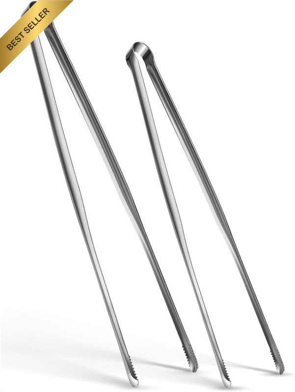 Precision Serrated Non-Slip Tips Cooking Tongs 2 Set (12